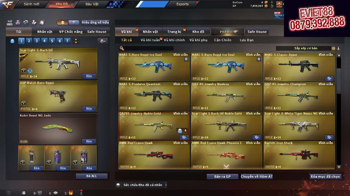 shop acc cf uy tin gia re